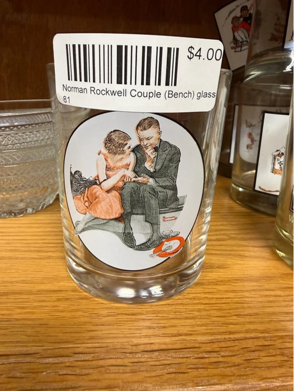 Norman Rockwell Glass